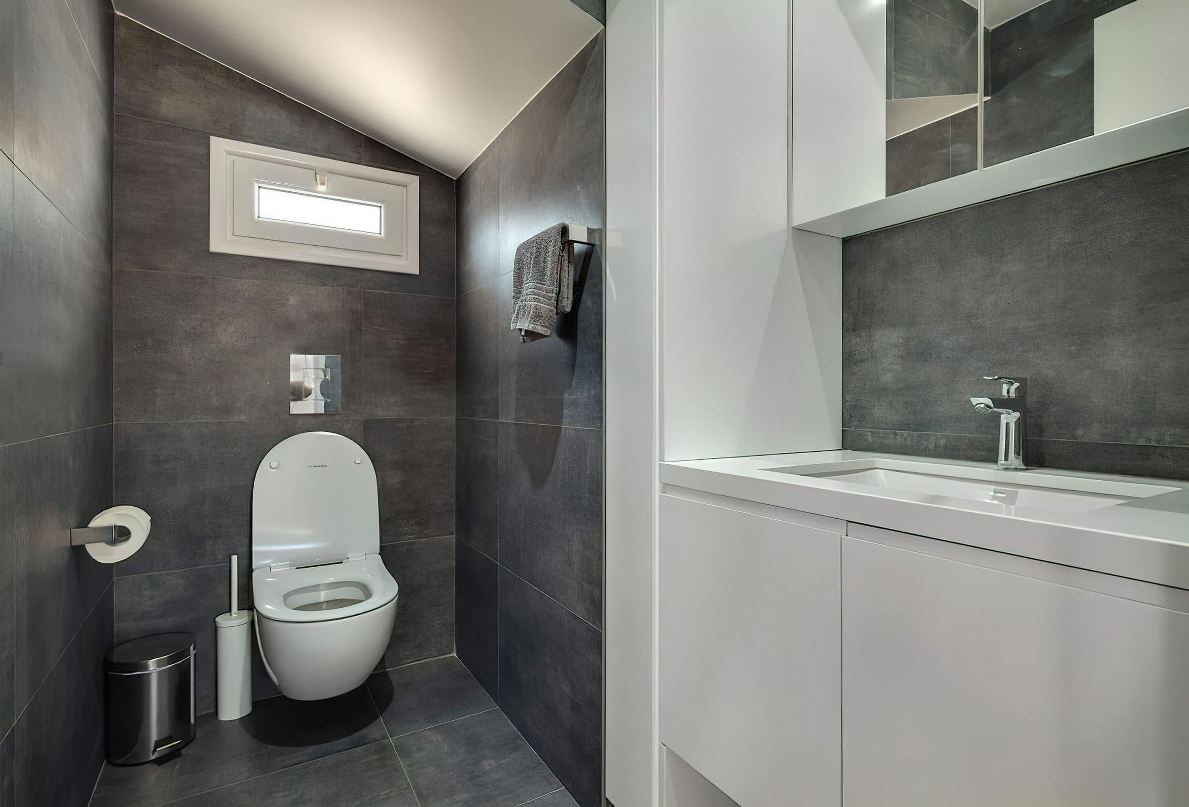 Downstairs WC with basin